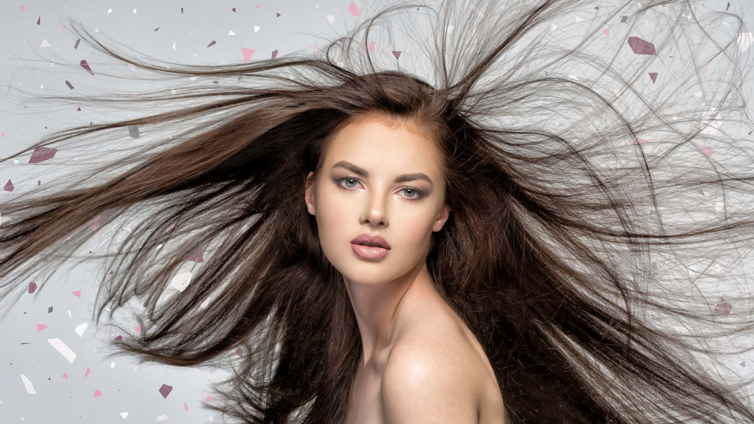 Woman with beautiful hair