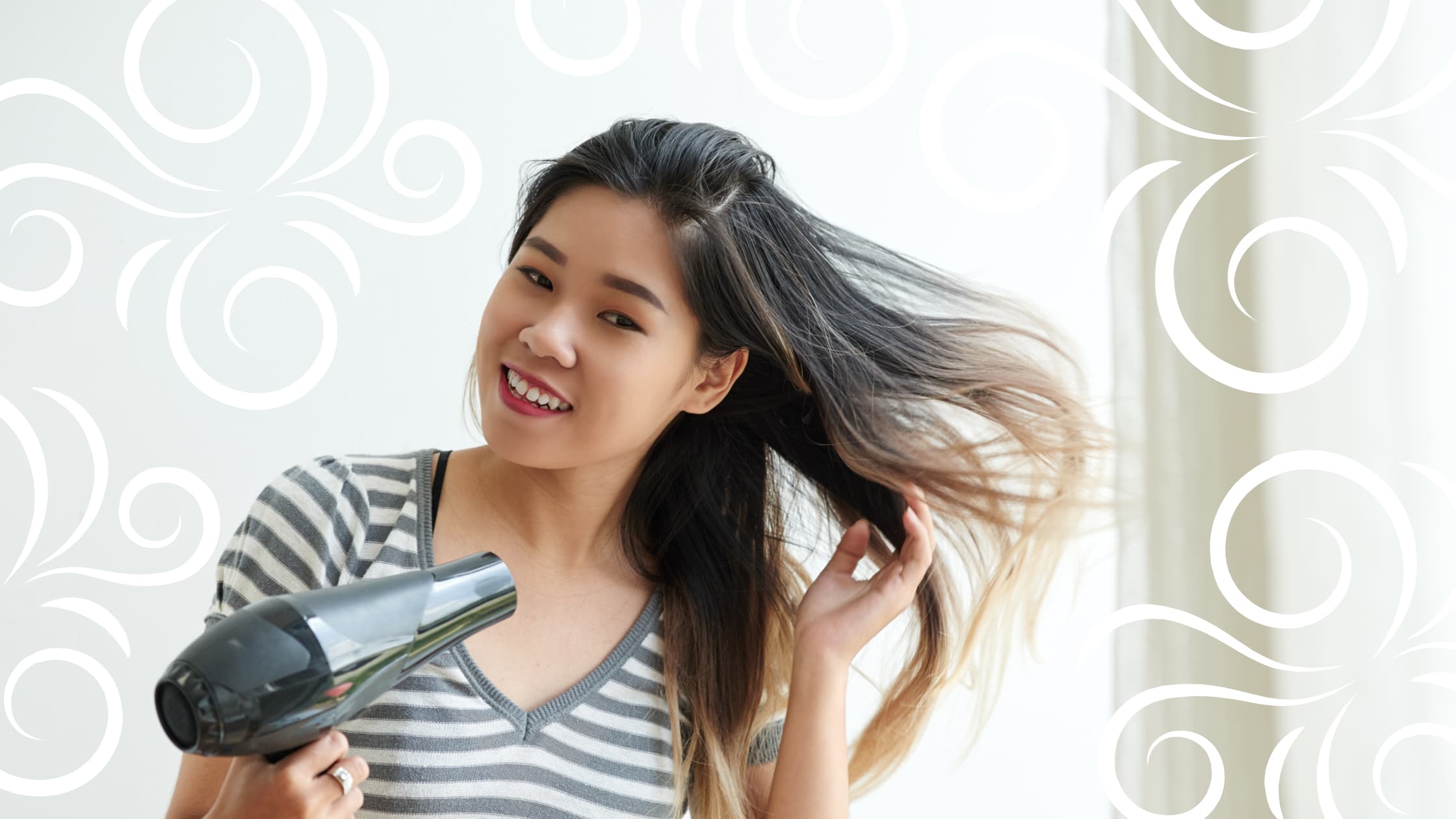 Natural hair heat protectant