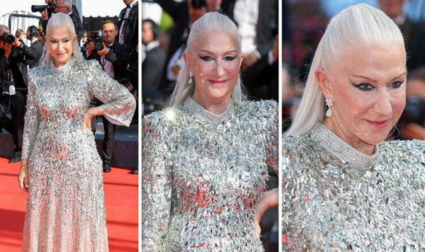 Helen Mirren Gave Us Whiplash With Her XXL Hair Extensions at Cannes