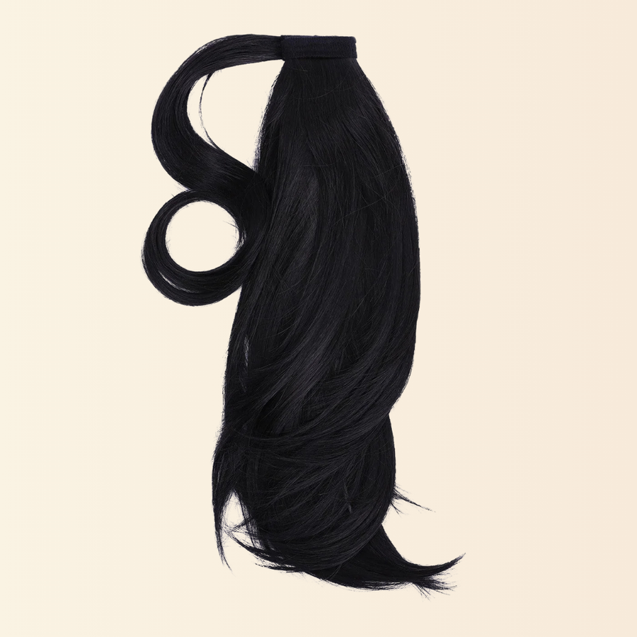 JuvaBun Magic Ponytail Extension in Black shade