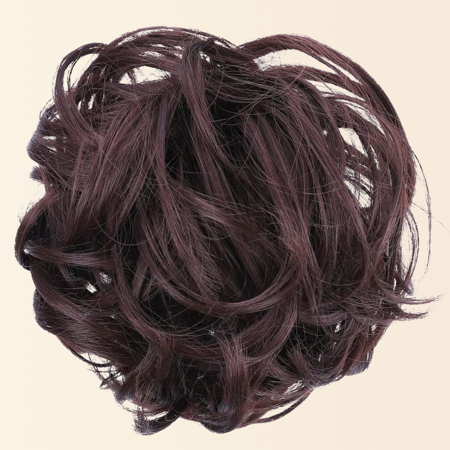 JuvaBun Messy Bun in Dark Brown shade