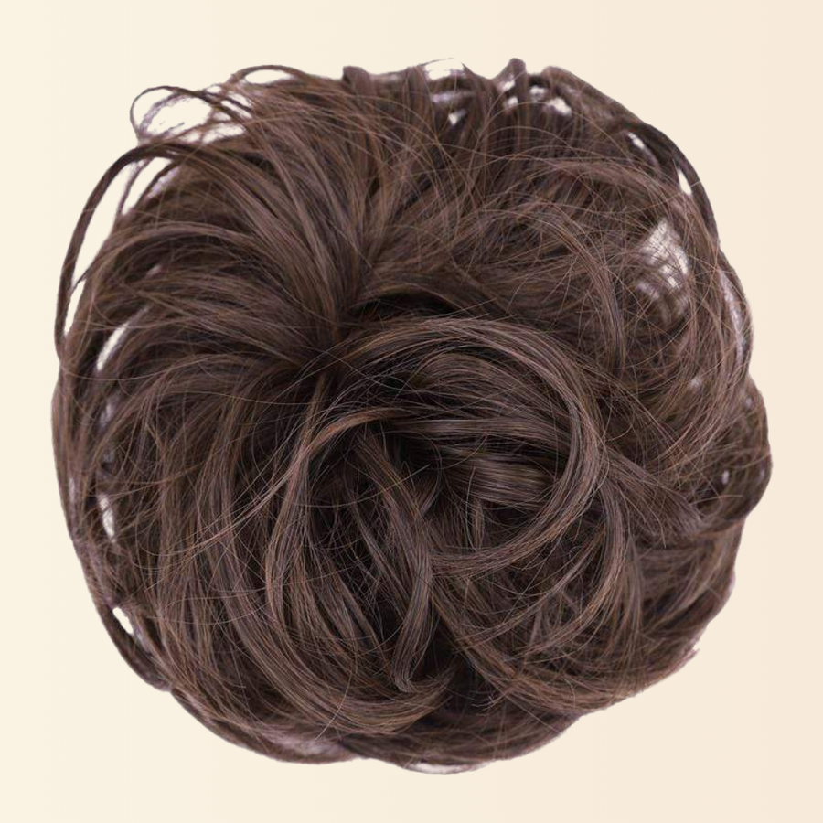 JuvaBun Messy Bun in Medium Brown shade