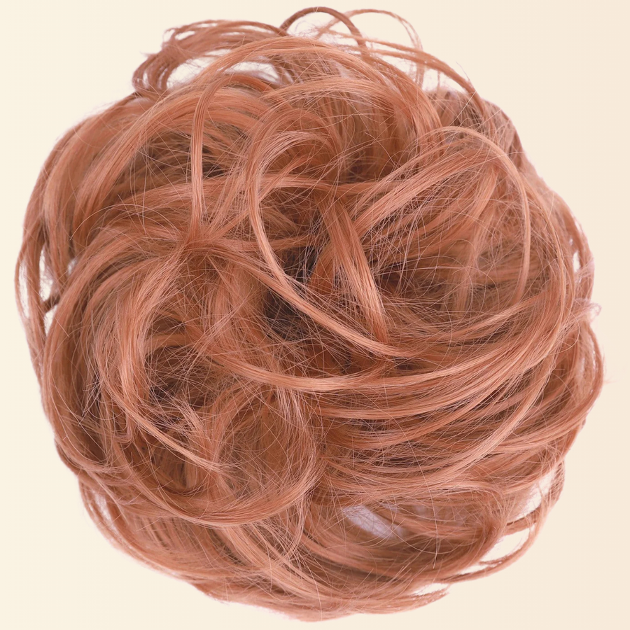 JuvaBun Messy Bun in Soft Auburn shade