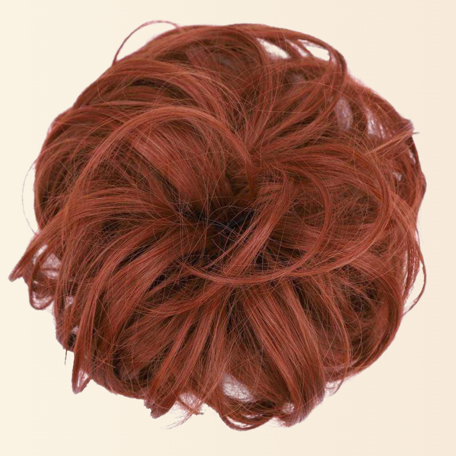 JuvaBun Messy Bun in Copper Red shade