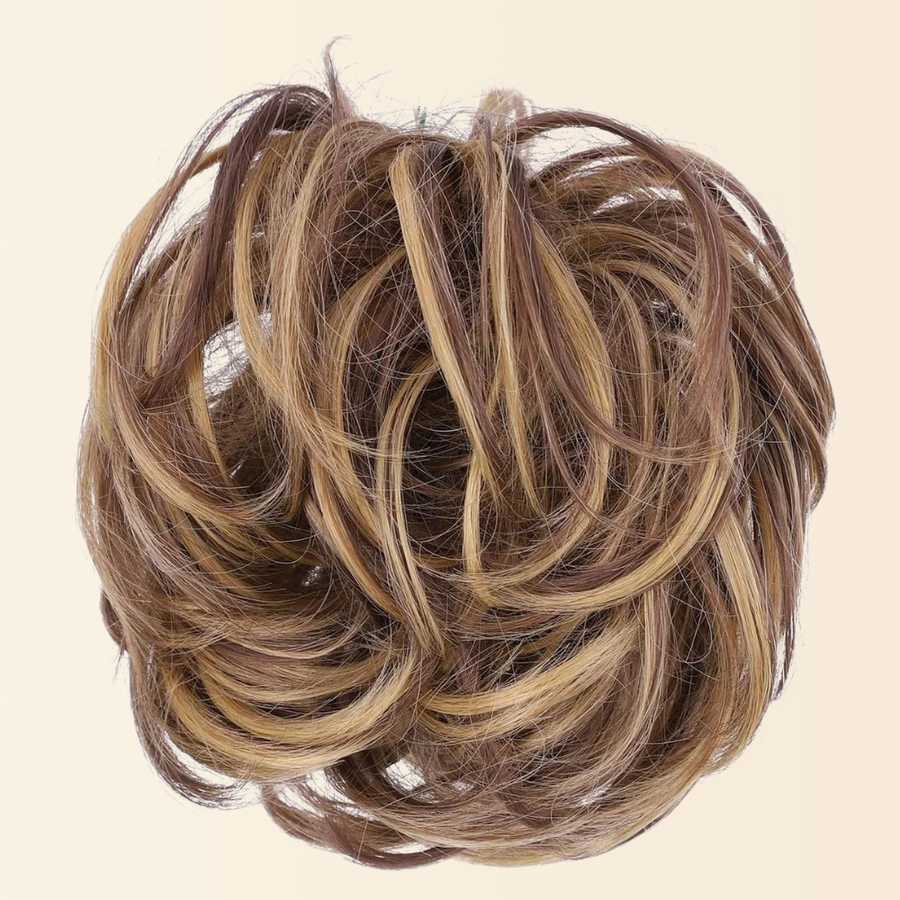 JuvaBun Messy Bun in Mix Walnut shade