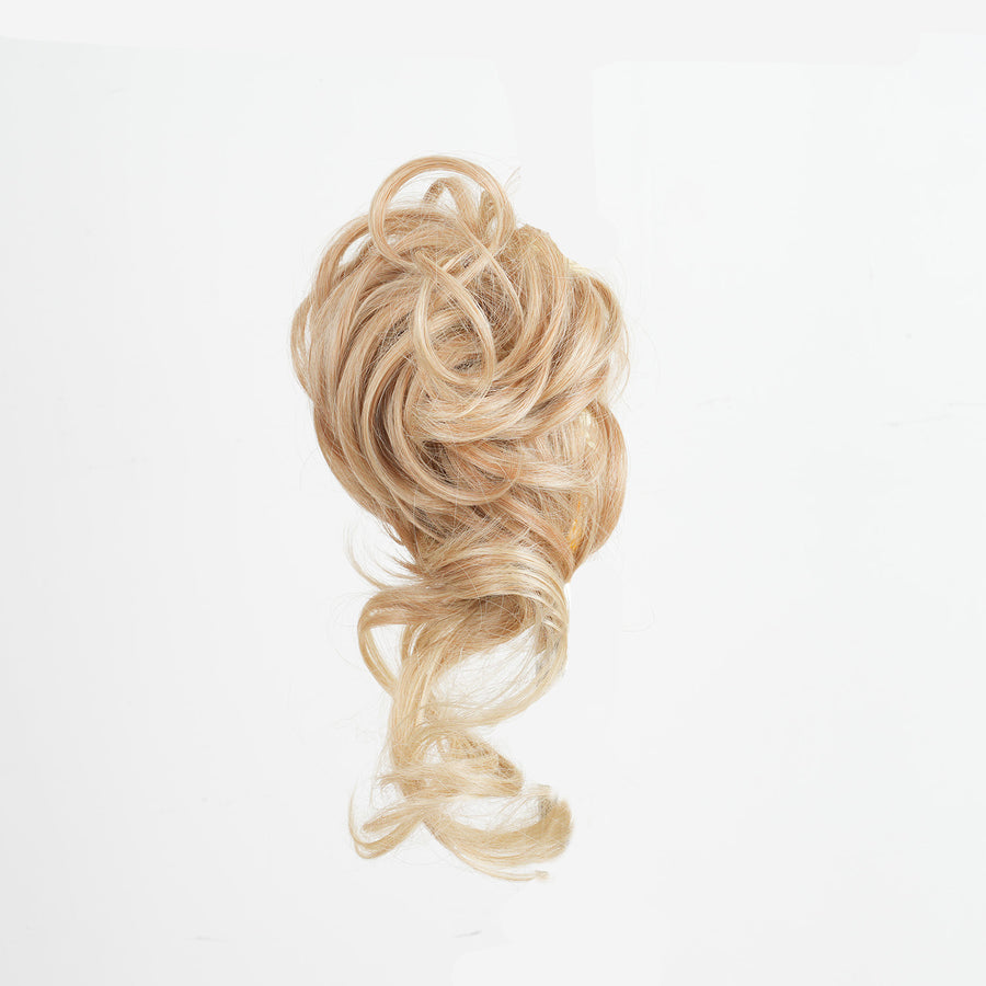 JuvaBun Claw Clip Boho Messy Bun, boho messy bun on a claw clip, photo 6