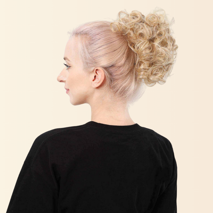 JuvaBun Curly Bun, curly bun hair piece, photo 3