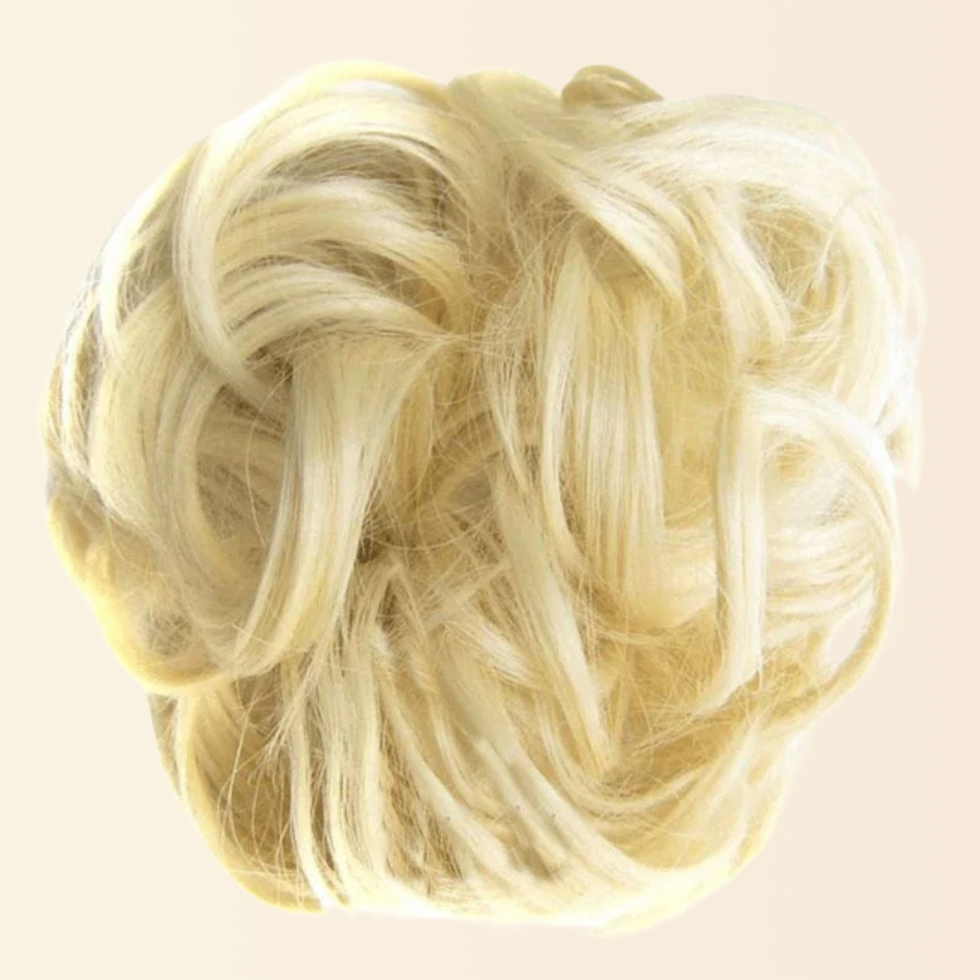 JuvaBun Messy Bun in Pure Blonde shade