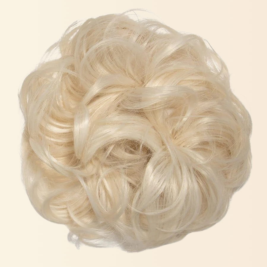 JuvaBun Messy Bun in Platinum Blonde shade