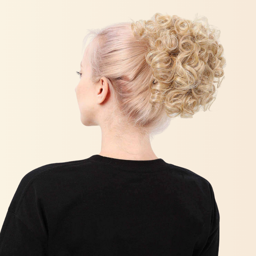 JuvaBun Curly Bun, curly bun hair piece, photo 4