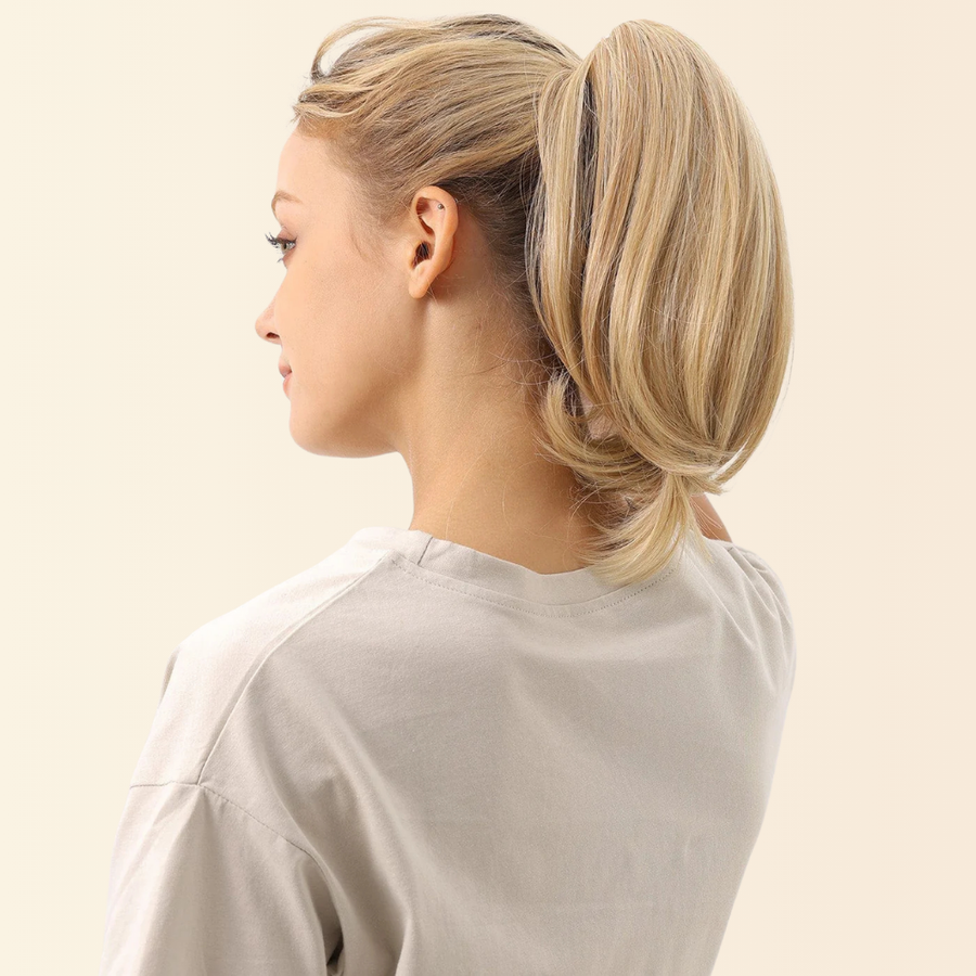 JuvaBun Claw Clip Straight Ponytail 10 inch, photo 2