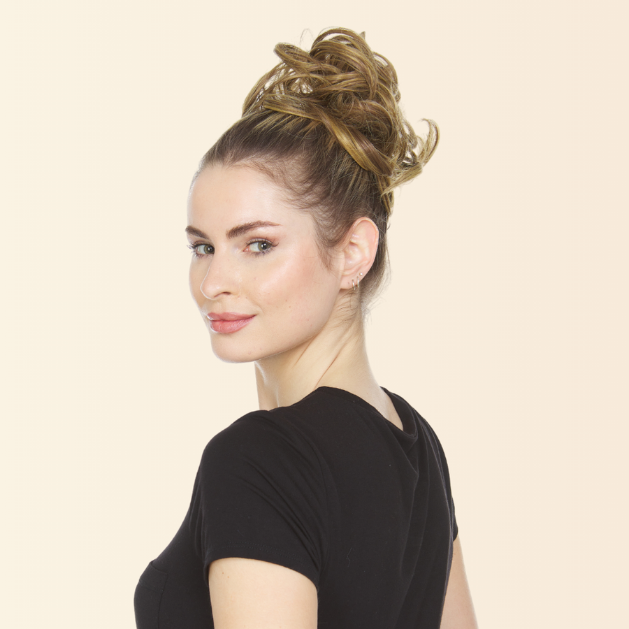 JuvaBun Premium Messy Bun, premium messy bun hair piece