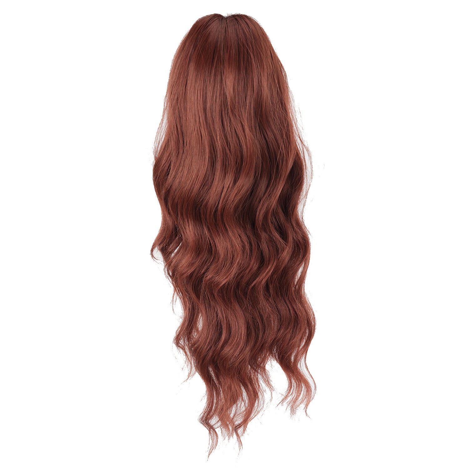 Dark Red JuvaBun Wavy Ponytail Extension