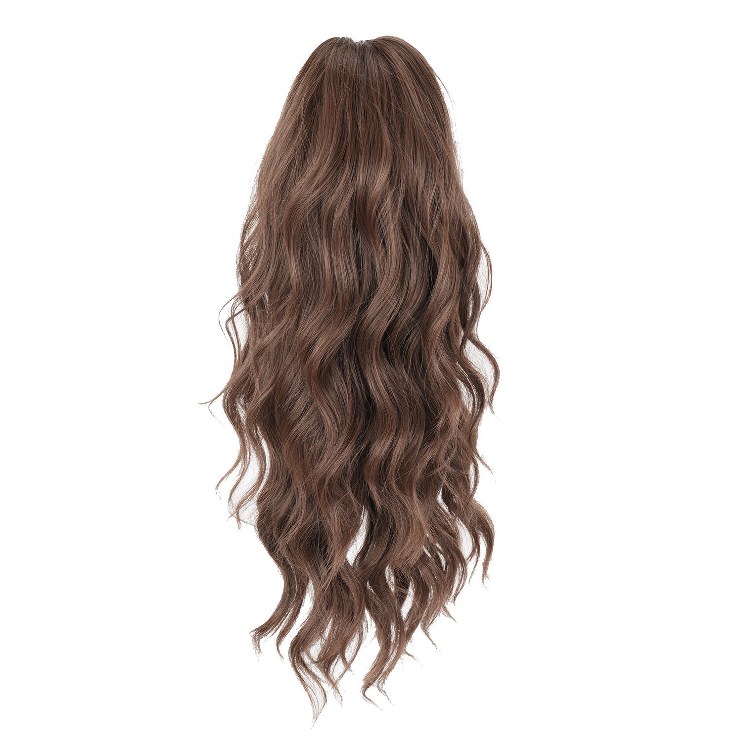 Light Brown JuvaBun Wavy Ponytail Extension