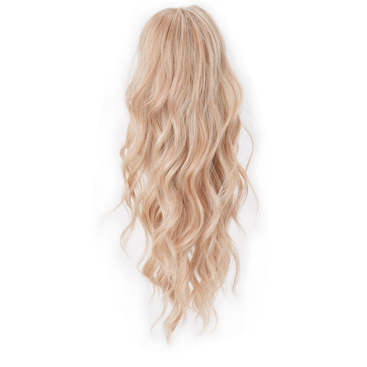 Medium Blonde JuvaBun Wavy Ponytail Extension