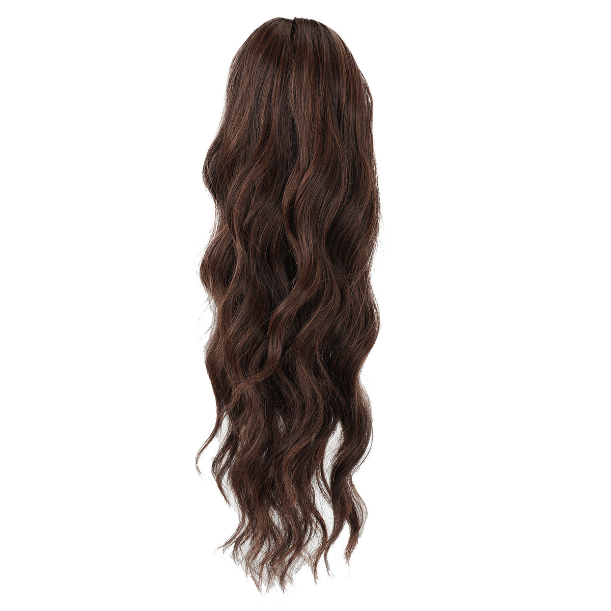 Medium Brown JuvaBun Wavy Ponytail Extension