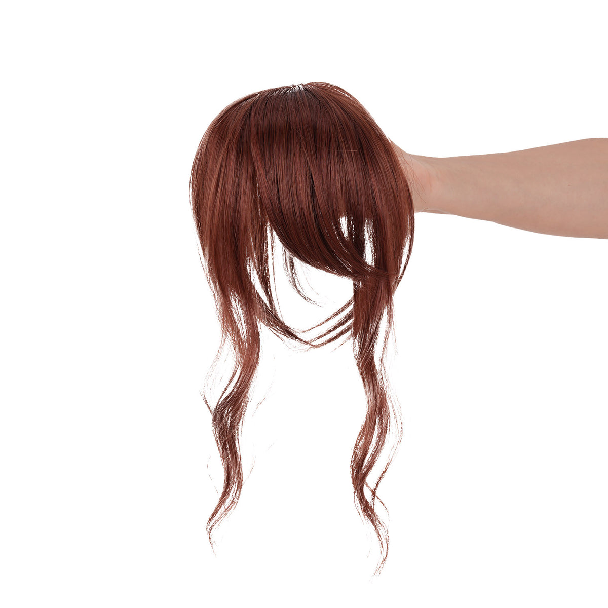 Dark Red JuvaBun Wispy Bangs Topper β The Upgrade