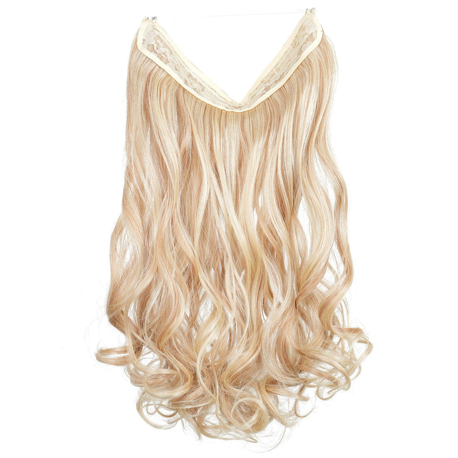 JuvaBun Wavy Halo 18 inch, 18 inch wavy halo hair extension, photo 5