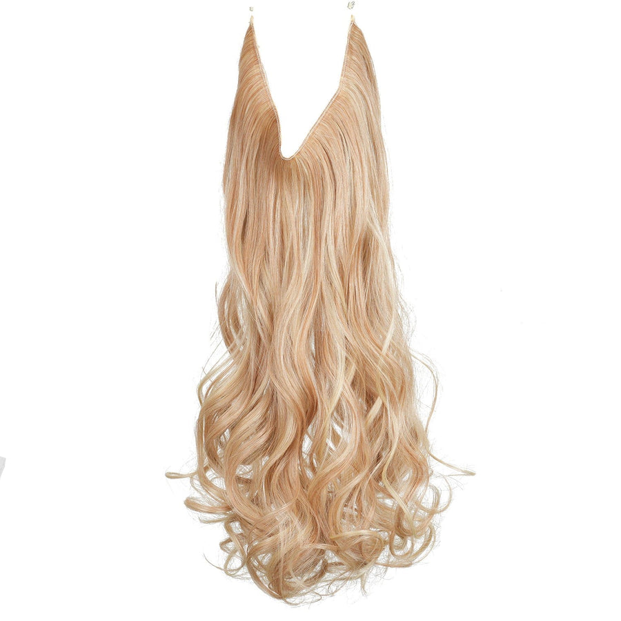 JuvaBun Wavy Halo 18 inch, 18 inch wavy halo hair extension, photo 7
