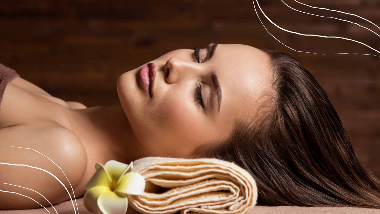 woman having a hair spa