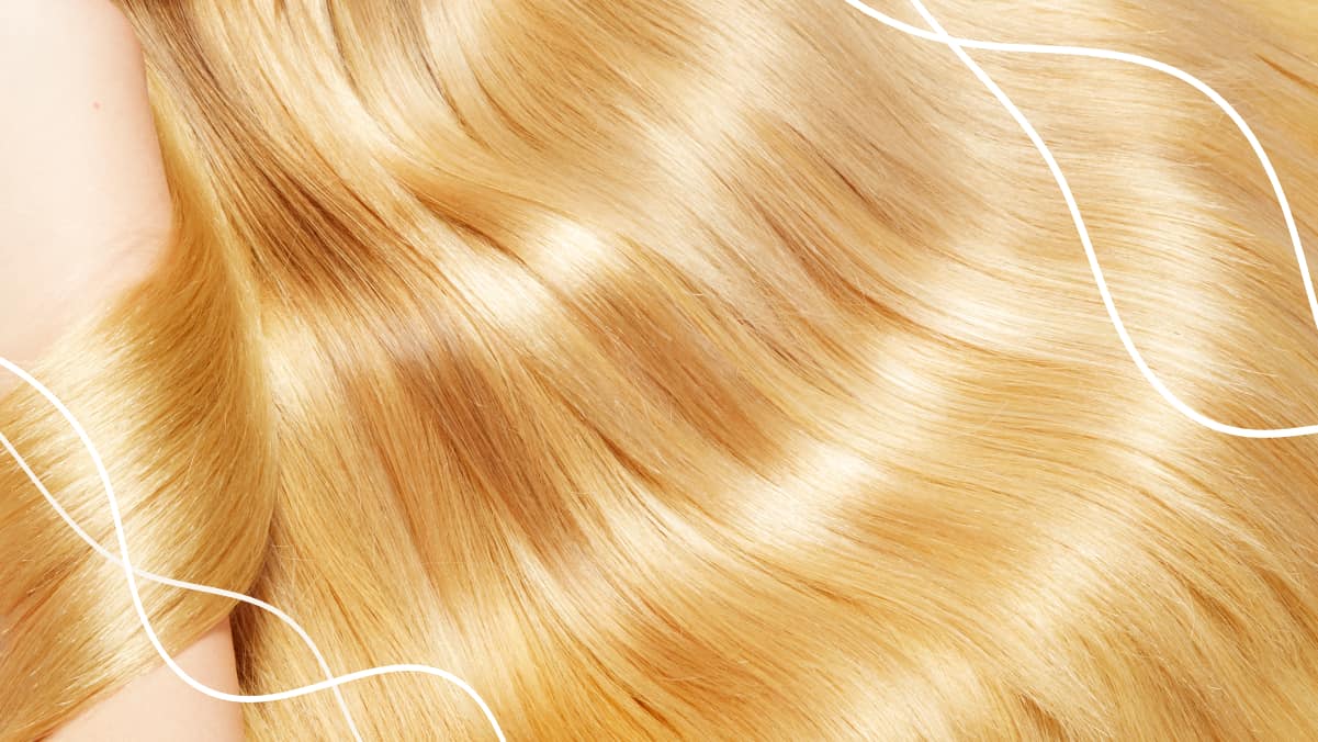 care for your hair to make it shiny