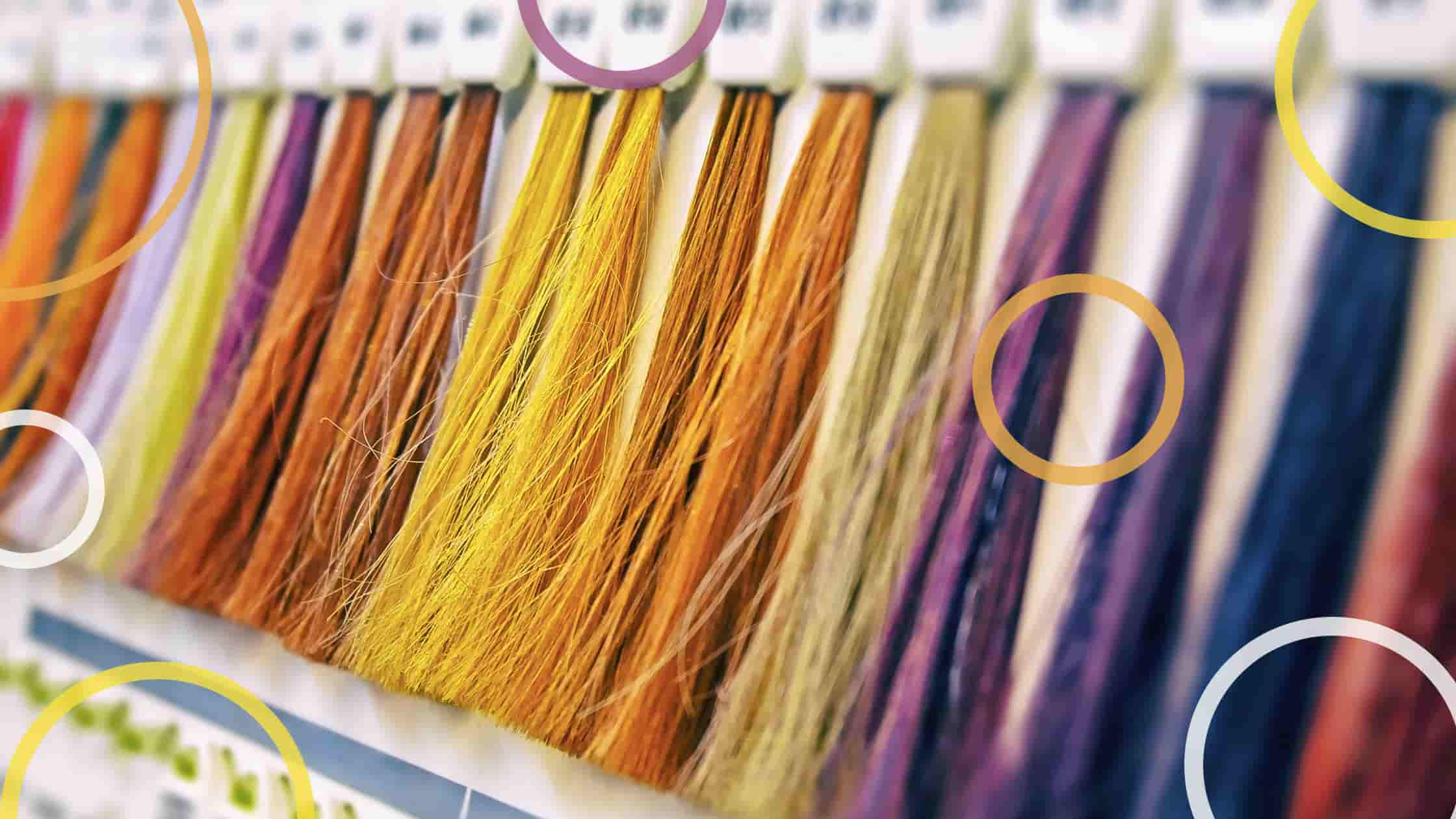 Features of synthetic hair extensions