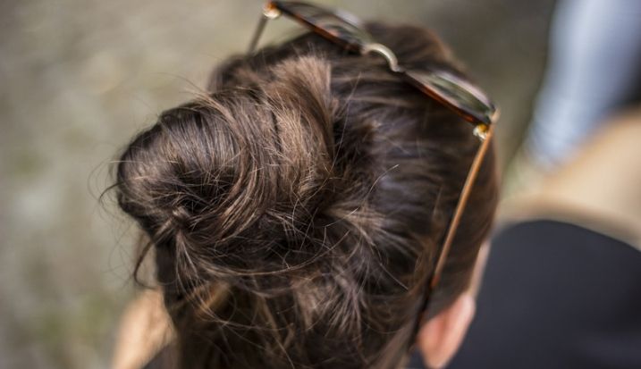 Hair Brunette Bun