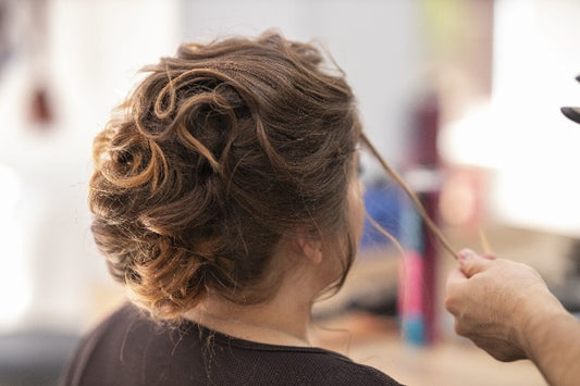 Woman Messy Hair Style