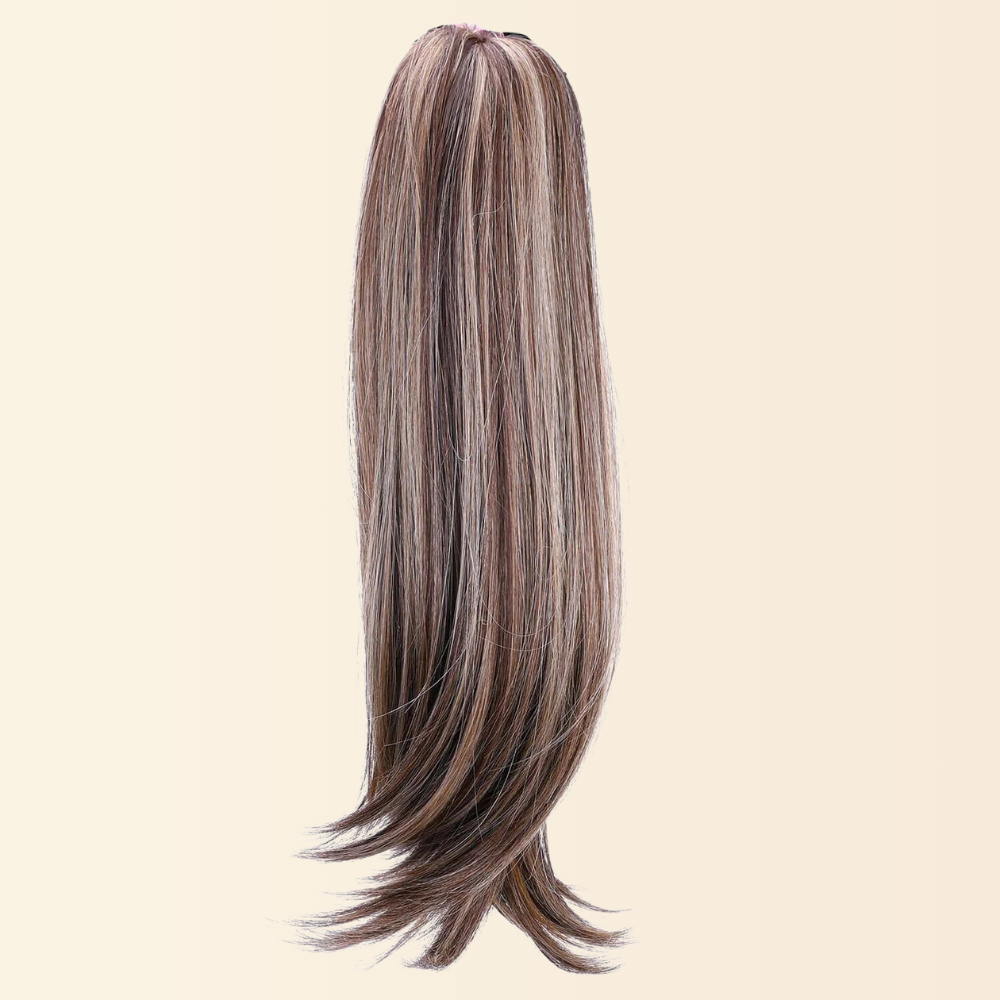 JuvaBun Claw Clip Straight Ponytail Extension 17''