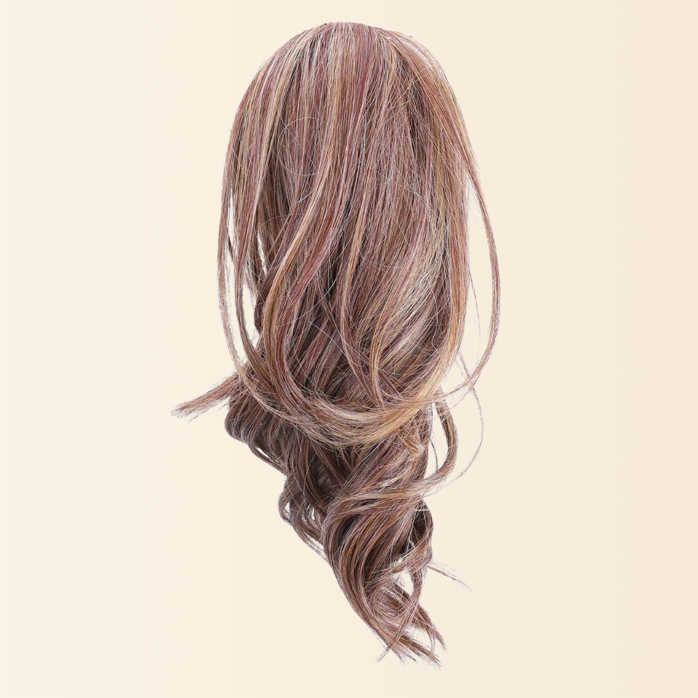 JuvaBun Claw Clip Wavy Ponytail Extension 12''