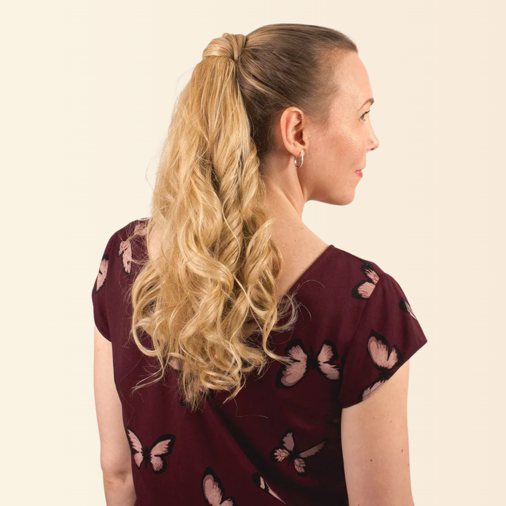 JuvaBun Curly Magic Ponytail Extension