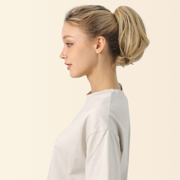 JuvaBun Claw Clip Ponytail Extension 7 inch Upgrade, upgraded 7 inch claw clip ponytail
