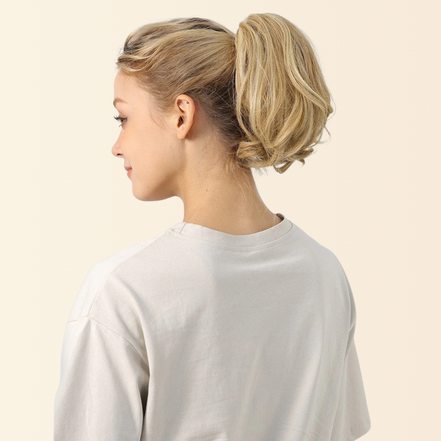 JuvaBun Claw Clip Ponytail Extension 7 inch Upgrade, upgraded 7 inch claw clip ponytail, photo 2