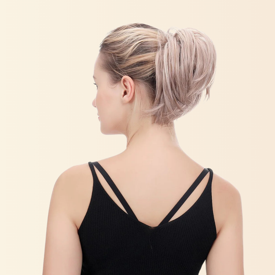 JuvaBun Straight Bun, straight bun hair piece, photo 4