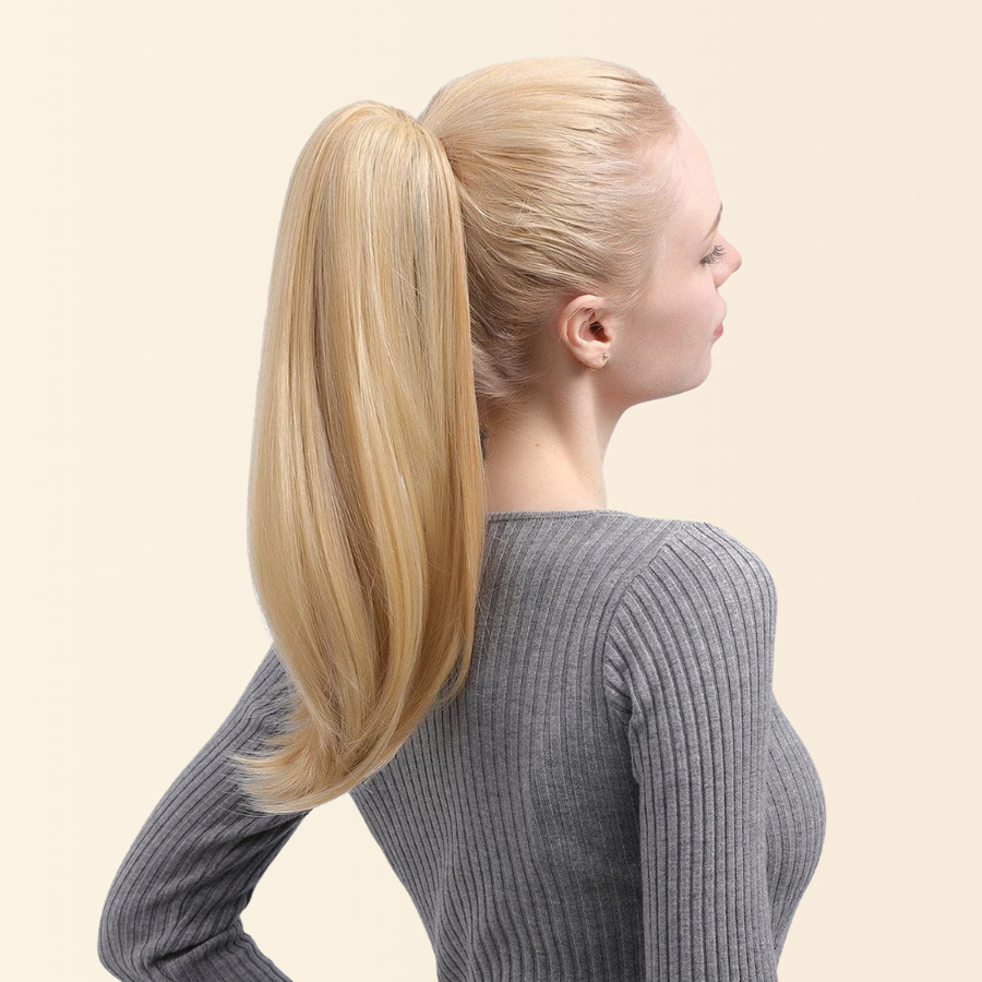 JuvaBun Claw Clip Straight Ponytail 17 inch, photo 5