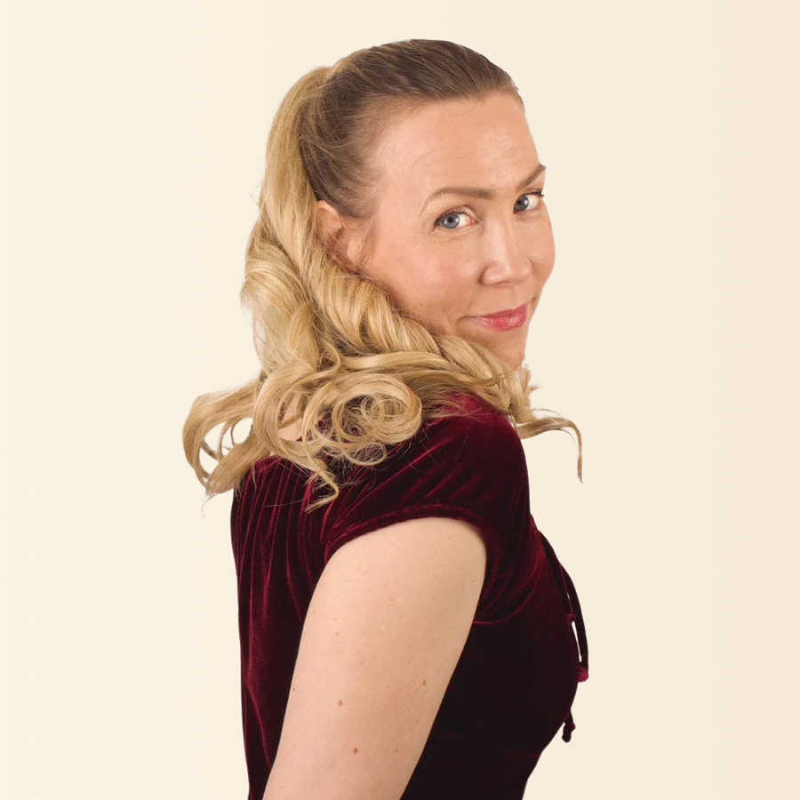 JuvaBun Curly Magic Ponytail, curly wrap-around ponytail extension, photo 2