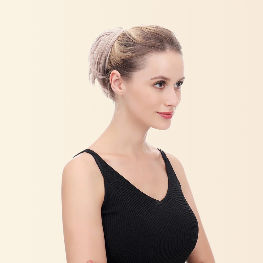JuvaBun Straight Bun, straight bun hair piece, photo 5