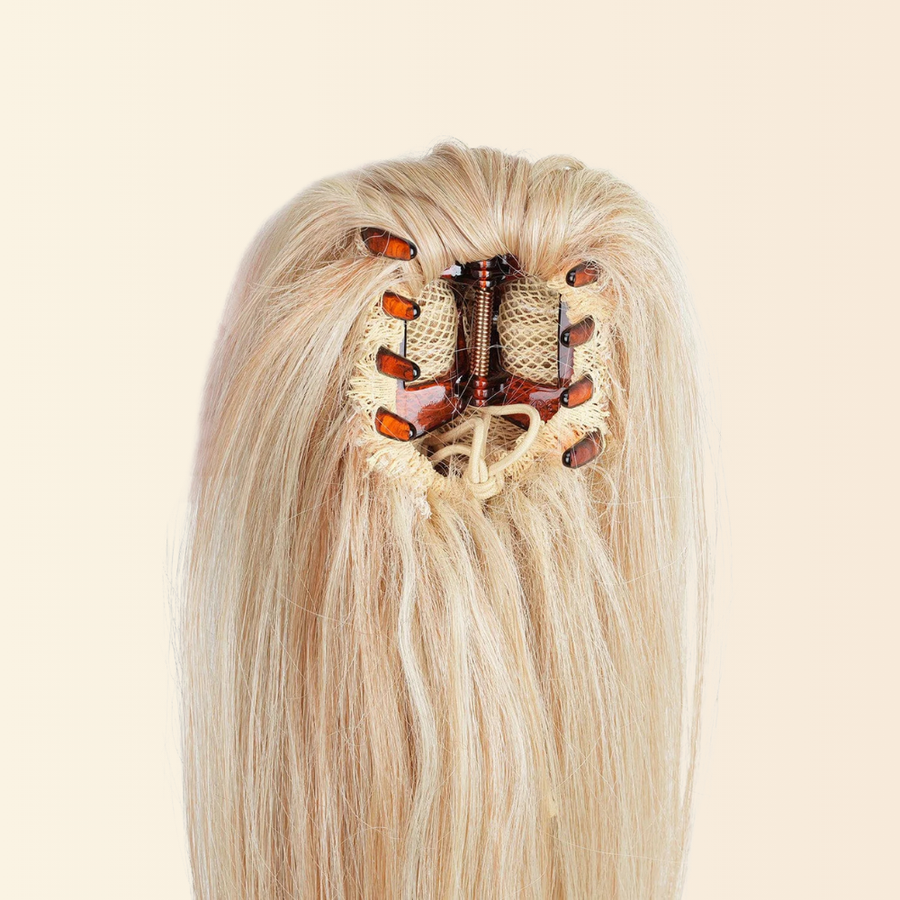 JuvaBun Claw Clip Straight Ponytail 15 inch, photo 7