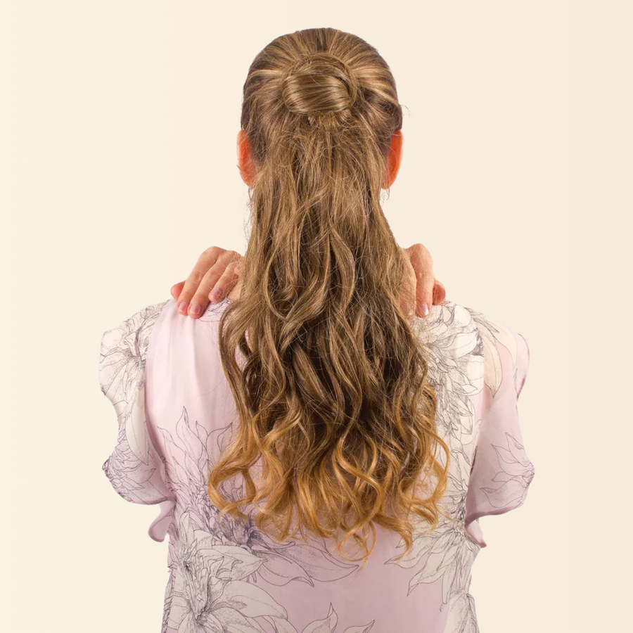 JuvaBun Curly Magic Ponytail, curly wrap-around ponytail extension, photo 5