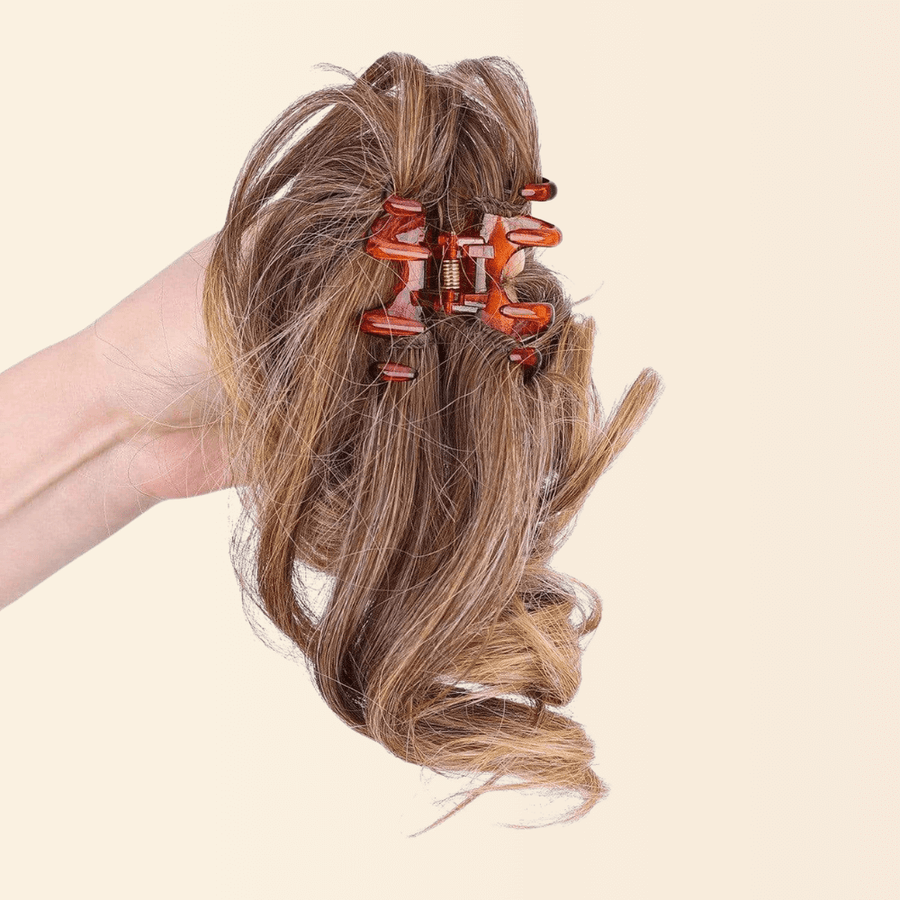 JuvaBun Claw Clip Ponytail Extension 7 inch, short 7 inch claw clip ponytail, photo 7