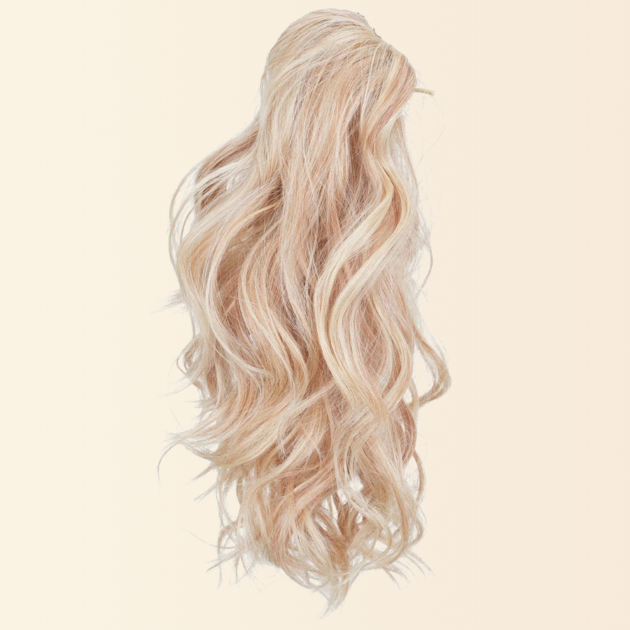 JuvaBun Claw Clip Beach Waves Ponytail 12 inch, photo 6