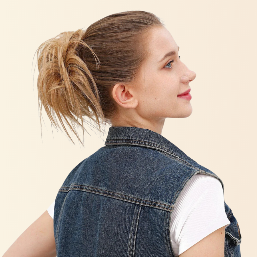 JuvaBun Tousled Messy Bun, tousled messy bun hair piece, photo 4