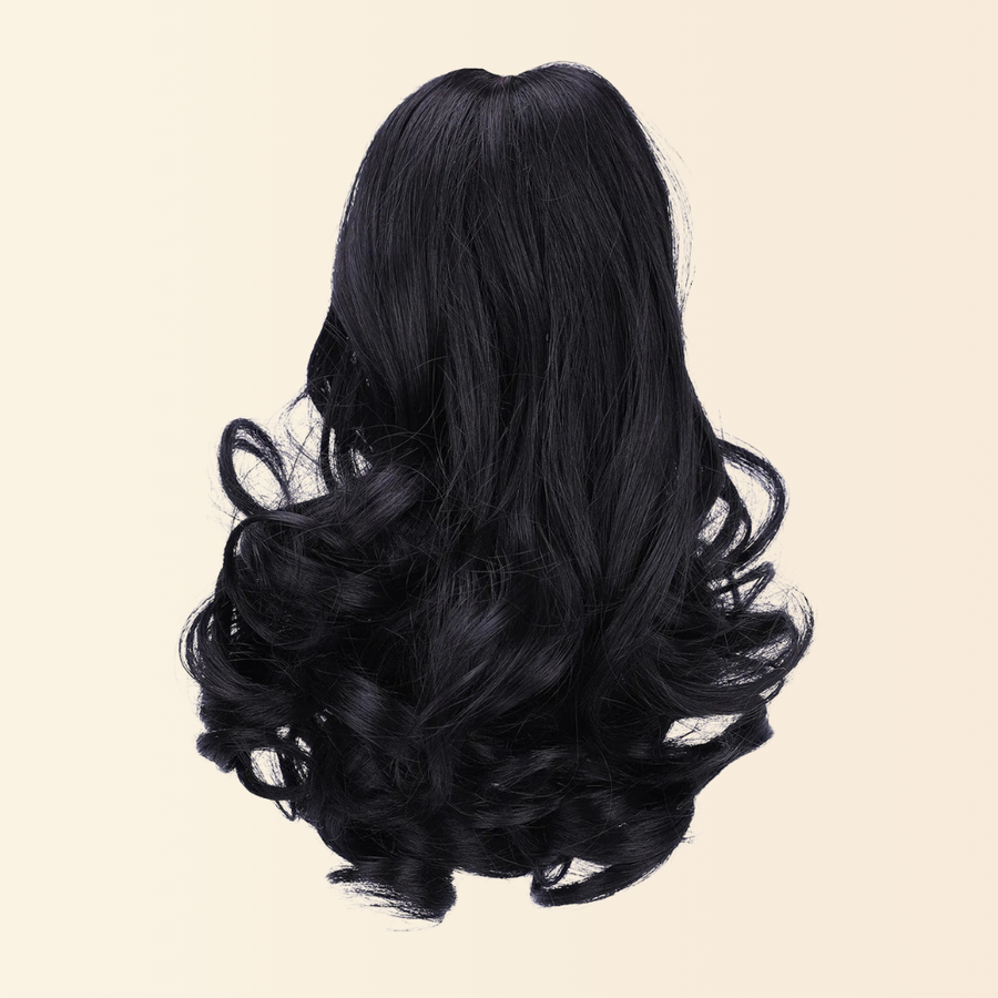 JuvaBun Claw Clip Ponytail Extension 12 inch in Black shade
