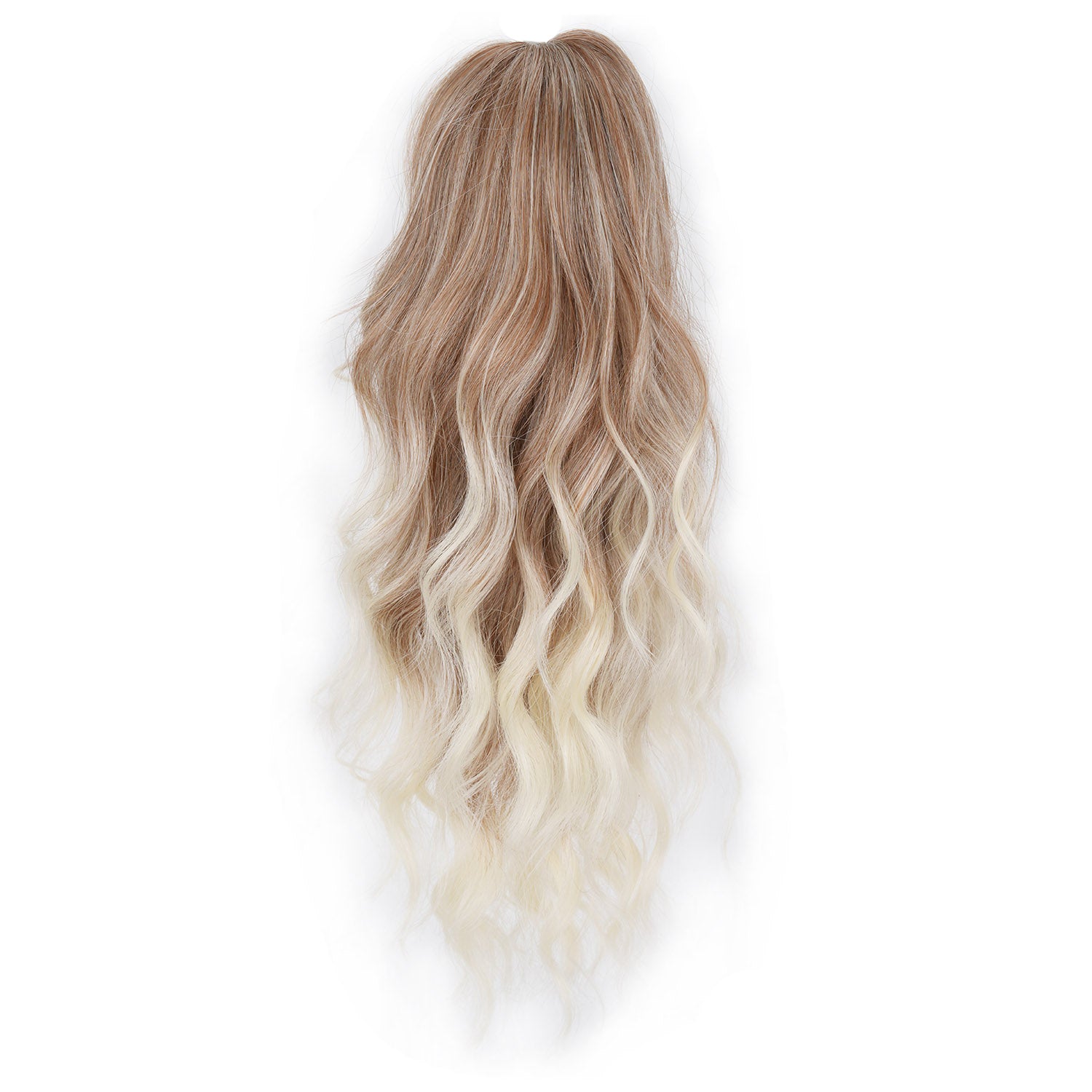 Beach Blonde JuvaBun Wavy Ponytail Extension