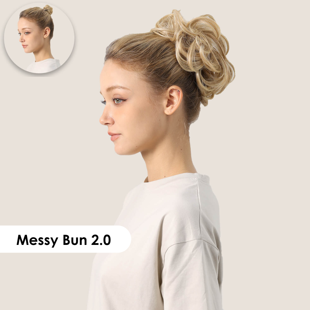 JuvaBun Messy Bun 2.0 - Luxe Volume for Thinning Hair