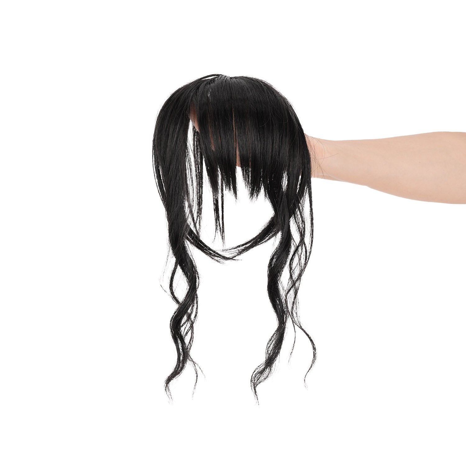 Black JuvaBun Wispy Bangs Topper — The Upgrade