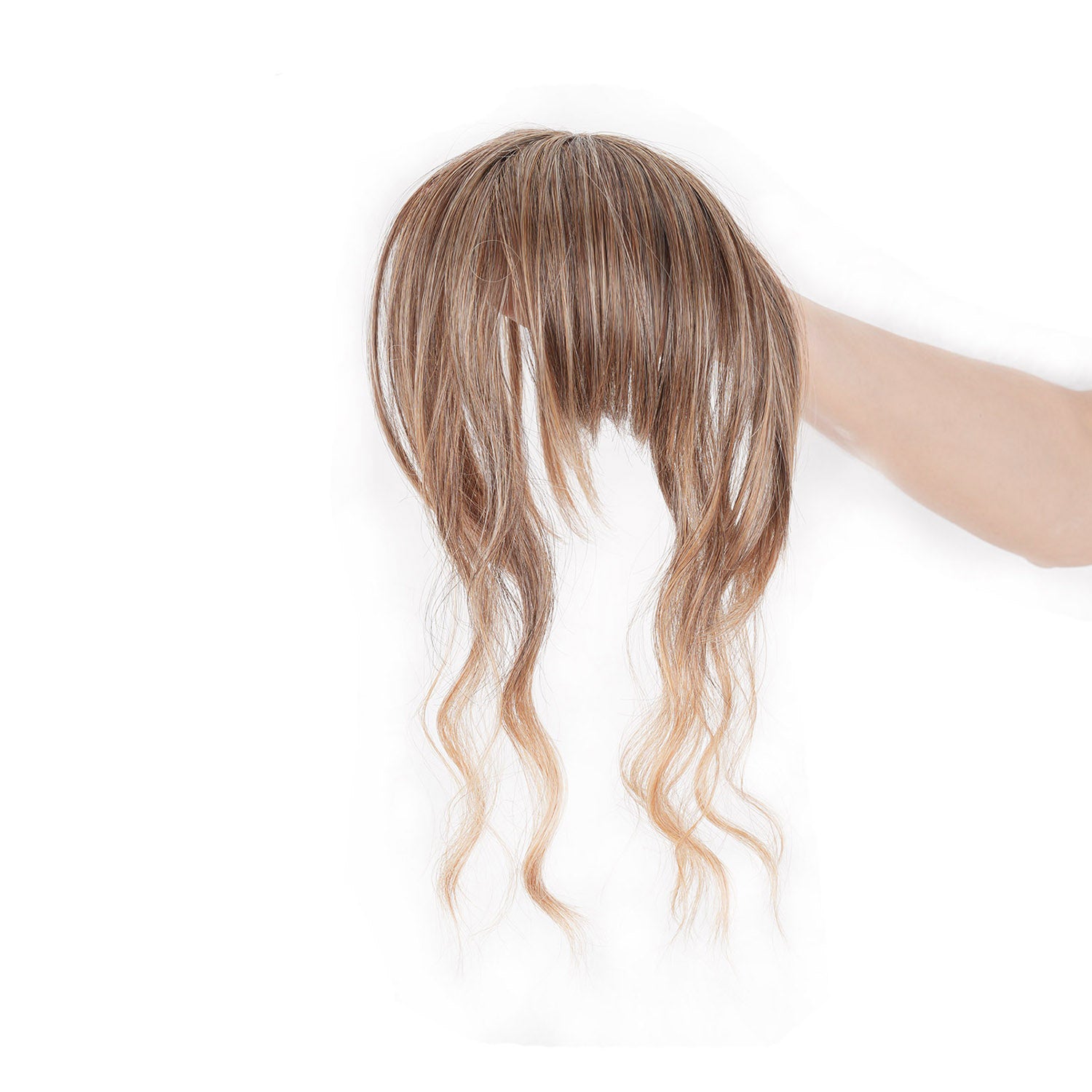 Dark Blonde JuvaBun Wispy Bangs Topper — The Upgrade