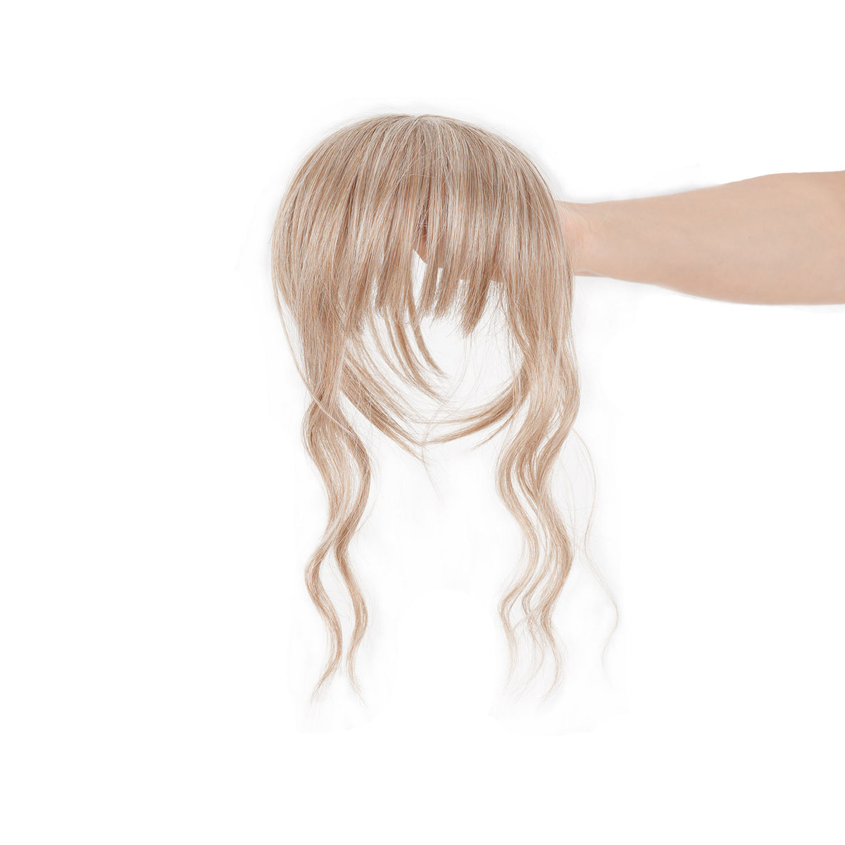 Light Blonde JuvaBun Wispy Bangs Topper — The Upgrade
