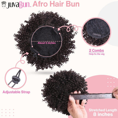 JuvaBun Afro Hair Bun JuvaBun