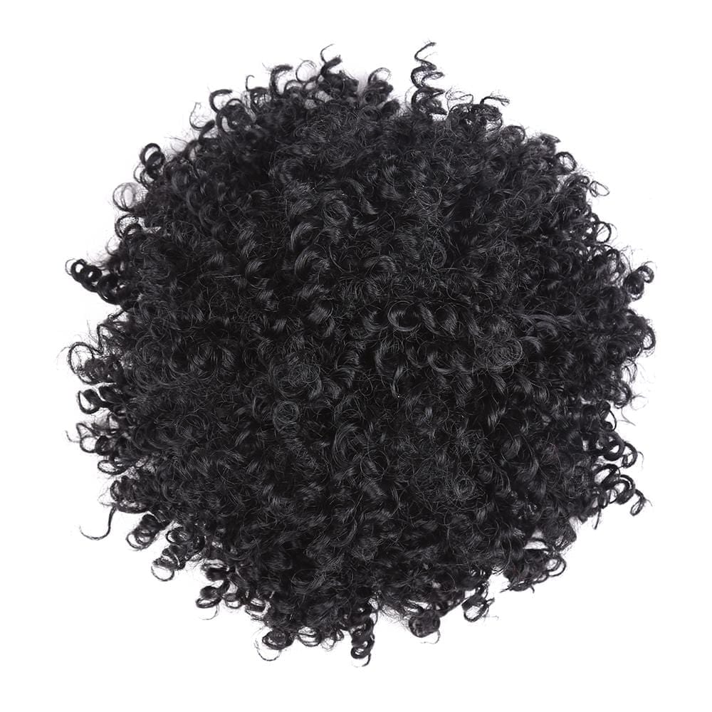 Black JuvaBun Afro Hair Bun Kinky-1b JuvaBun